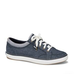 Keds Women's Centre II Chambray Denim Blue Sneakers